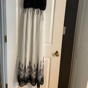 Black and White maxi dress